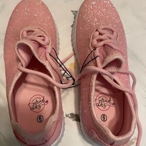 Women’s Pink Glitter Southern Fried Chics Sneakers
